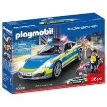 Playmobil 70066 Porsche 911 Carrera 4S rendőrautó fénnyel és hanggal