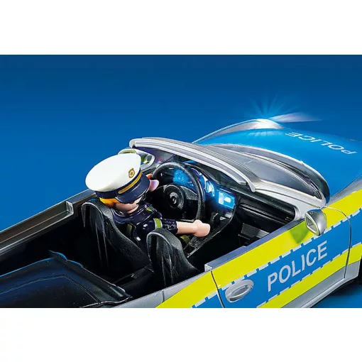 Playmobil 70066 Porsche 911 Carrera 4S rendőrautó fénnyel és hanggal
