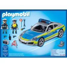 Playmobil 70067 Porsche 911 Carrera 4S rendőrautó fénnyel és hanggal