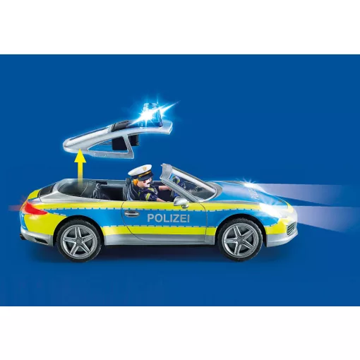 Playmobil 70067 Porsche 911 Carrera 4S rendőrautó fénnyel és hanggal