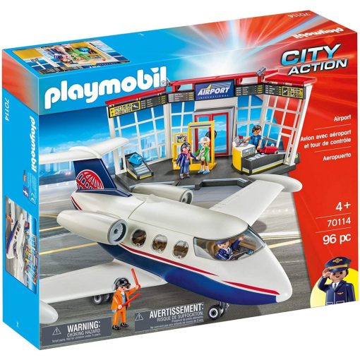 Playmobil 70114 Repülőtér repülővel