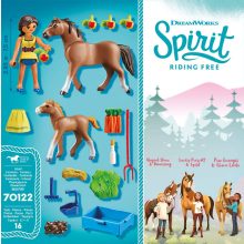 Playmobil 70122 Spirit - Pru lóval és csikóval