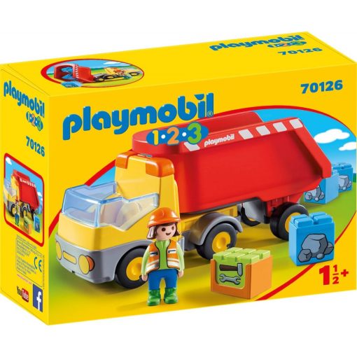 Playmobil 70126 1.2.3 Billenős teherkocsi