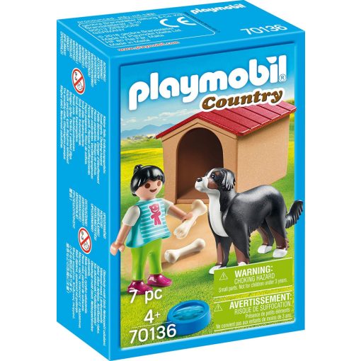 Playmobil 70136 Házőrző kutyaházzal