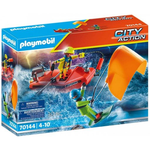 Playmobil 70144 Vízimentők - Kite szörföző mentése csónakkal