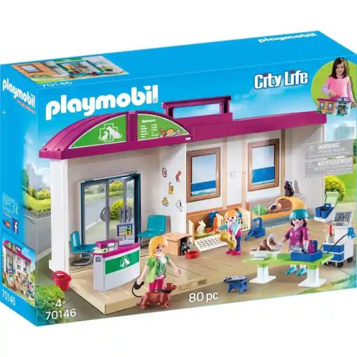 Playmobil 70146 Hordozható állatorvosi rendelő