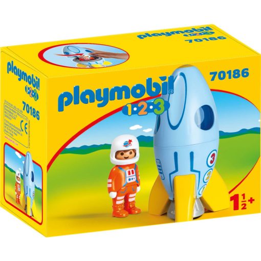 Playmobil 70186 1.2.3 Űrhajós rakétával