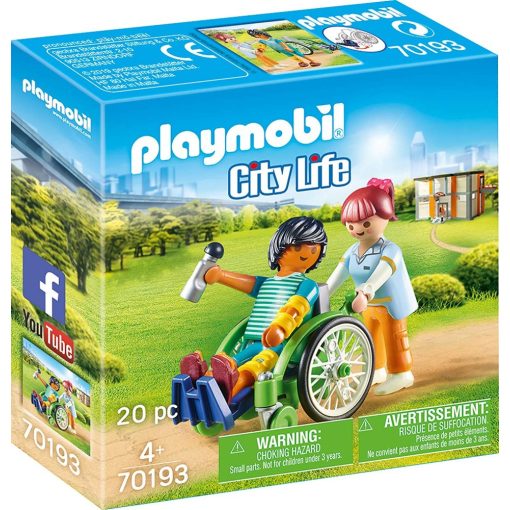 Playmobil 70193 Beteg kerekesszékben