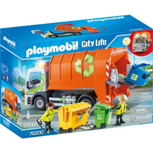Playmobil 70200 Szelektív hulladékgyűjtő kukásautó