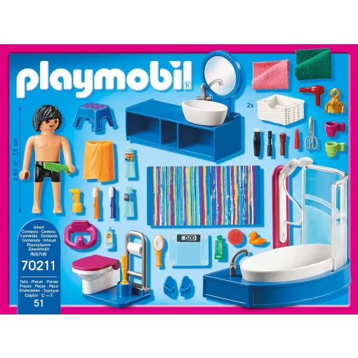 Playmobil 70211 Fürdőszoba káddal