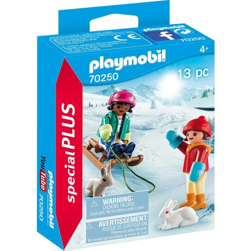 Playmobil 70250 Szánkózó gyerekek