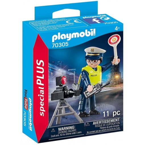 Playmobil 70305 Rendőr sebességmérővel
