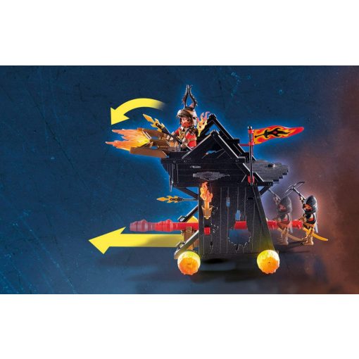 Playmobil 70393 Novelmore - Burnham tüzes faltörő kos