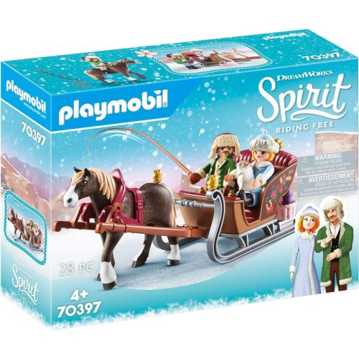 Playmobil 70397 Spirit - Téli szánkózás