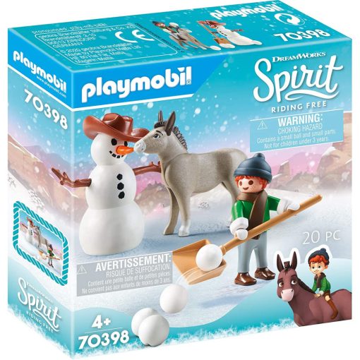 Playmobil 70398 Spirit - Hóemberépítés Nyiszivel és Konok úrral