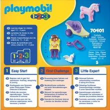 Playmobil 70401 1.2.3 Tündér egyszarvúval