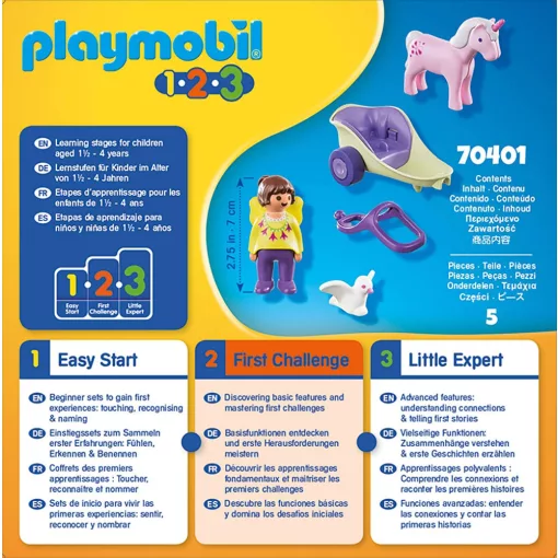Playmobil 70401 1.2.3 Tündér egyszarvúval