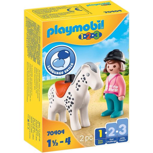 Playmobil 70404 1.2.3 Lovas lóval