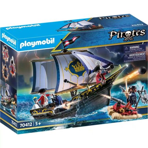 Playmobil 70412 Vöröskabátos katonák hajója