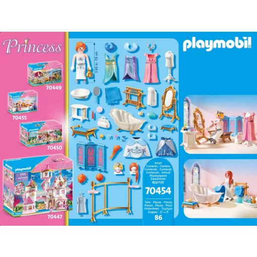 Playmobil 70454 Királyi öltözőszoba fürdőkáddal