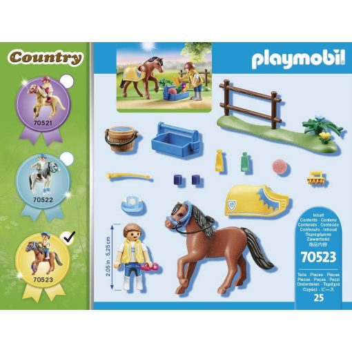 Playmobil 70523 Welsh póni kiegészítőkkel