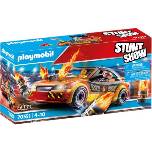 Playmobil 70551 Stuntshow - Kaszkadőr autó lángnyelvekkel