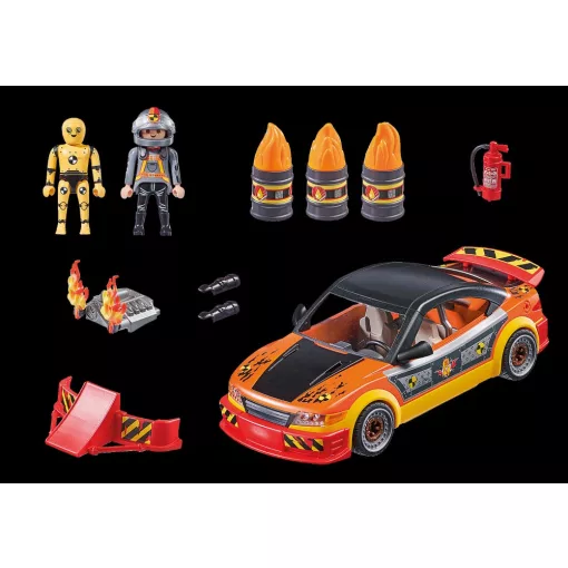 Playmobil 70551 Stuntshow - Kaszkadőr autó lángnyelvekkel