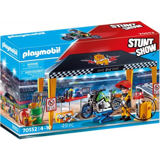 Playmobil 70552 Stuntshow - Szervizsátor motorral