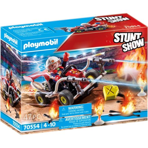 Playmobil 70554 Stuntshow - Tűzoltó gokart