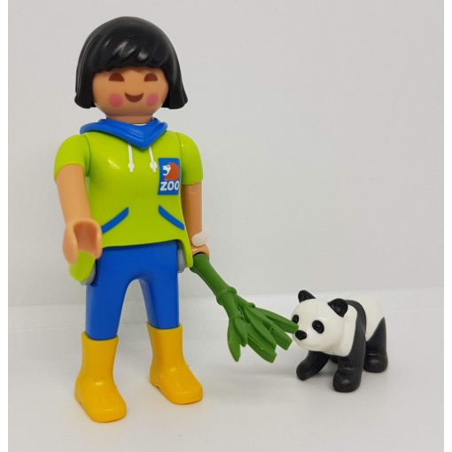 Playmobil 70566 Állatgondozó pandával zsákbamacska figura 19. sorozat (lányoknak)