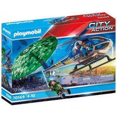 Playmobil 70569 Rendőrségi helikopter ejtőernyőssel