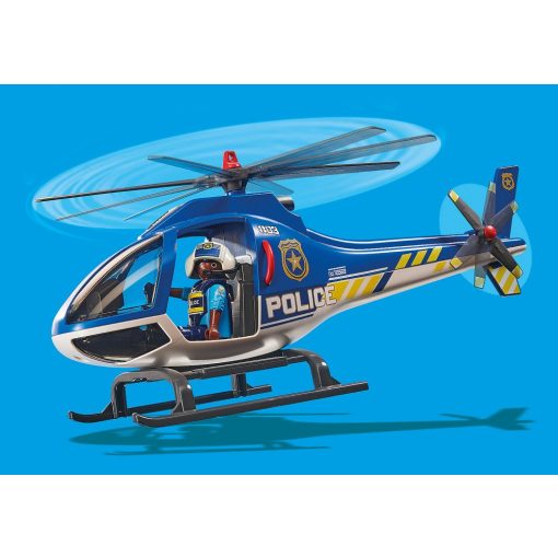 Playmobil 70569 Rendőrségi helikopter ejtőernyőssel