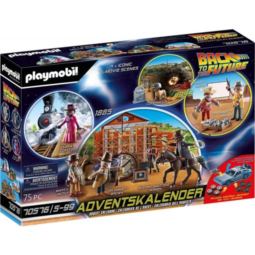 Playmobil 70576 Karácsony - Back to the Future III adventi kalendárium, naptár - Vissza a jövőbe