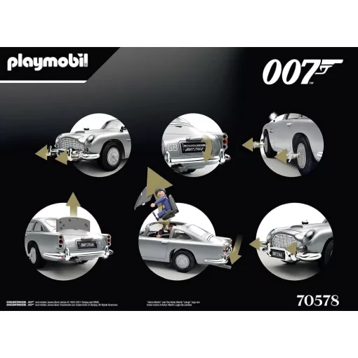 Playmobil 70578 Aston Martin DB5 - James Bond Goldfinger kiadás