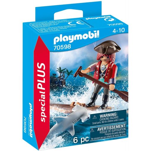 Playmobil 70598 Kalóz tutajon cápával