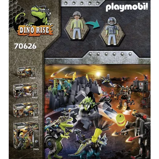 Playmobil 70626 Dínó csata: Euoplocephalus és harci robot