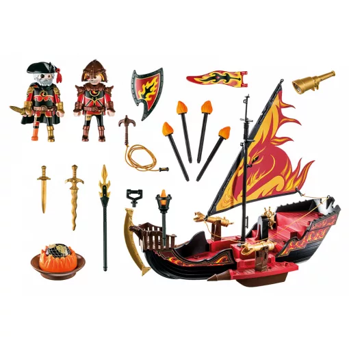 Playmobil 70641 Novelmore - Burnham harcosok vitorlás tűzhajója