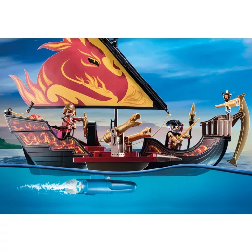 Playmobil 70641 Novelmore - Burnham harcosok vitorlás tűzhajója