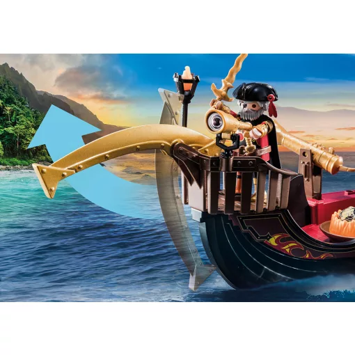 Playmobil 70641 Novelmore - Burnham harcosok vitorlás tűzhajója