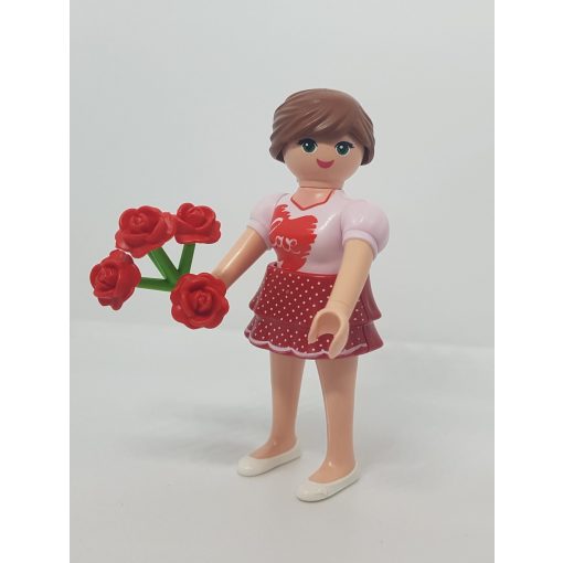 Playmobil 70733 Lány virággal zsákbamacska figura 21. sorozat (lányoknak)