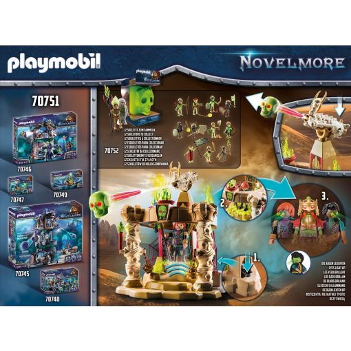 Playmobil 70751 Novelmore - Csontvázhadsereg temploma (csomagolássérült)