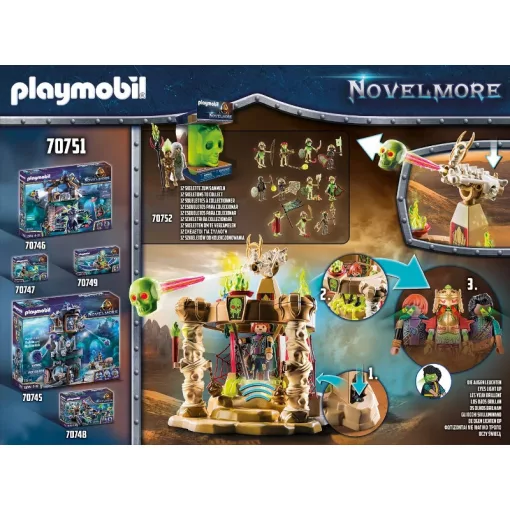 Playmobil 70751 Novelmore - Csontvázhadsereg temploma