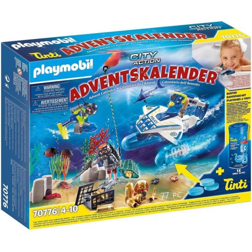 Playmobil 70776 Karácsony - Adventi kalendárium, naptár - Rendőrbúvár