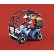 Playmobil 70820 StarterPack Kaszkadőr quaddal és lángoló rámpával