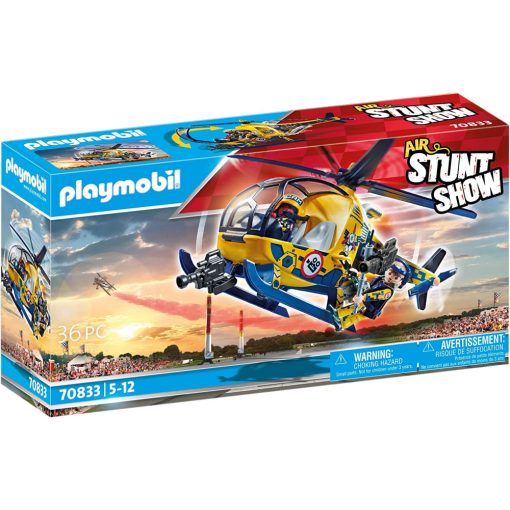 Playmobil 70833 Air Stuntshow - Helikopter filmforgatáshoz