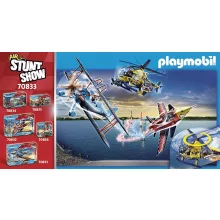 Playmobil 70833 Air Stuntshow - Helikopter filmforgatáshoz