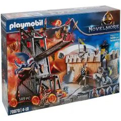   Playmobil 70870 Novelmore - Harci támadó torony várfallal (csomagolássérült)