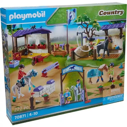 Playmobil 70871 Nagy lovaglópálya lómosóval (csomagolássérült)