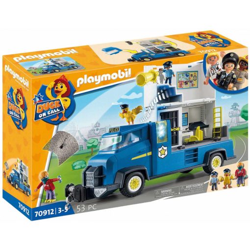 Playmobil 70912 Duck On Call - Rendőrautó börtönnel, fénnyel és hanggal