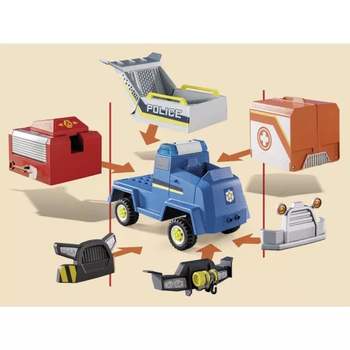 Playmobil 70915 Duck On Call - Rendőrautó fénnyel és hanggal
